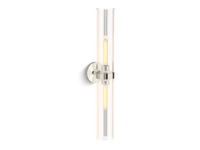 Purist® 29-1/2" two-light sconce