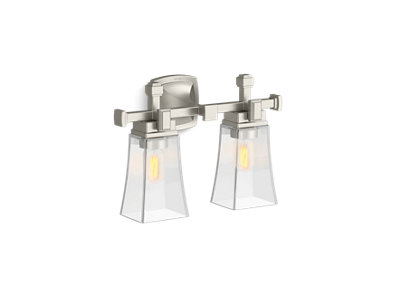 Riff® 16" two-light sconce