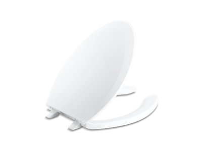Lustra&trade; Elongated toilet seat with antimicrobial agent