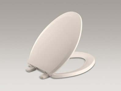 Lustra&trade; Quick-Release&trade; elongated toilet seat