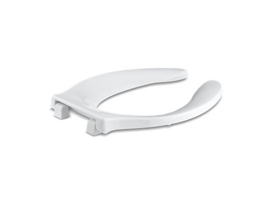 Stronghold® Commercial elongated toilet seat with integrated handle and Quiet-Close&trade; check hinge