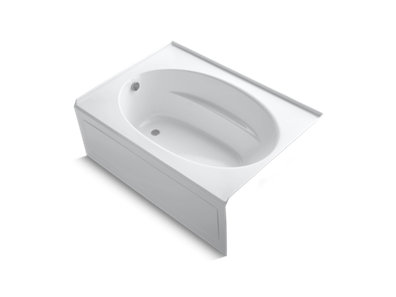 Windward® 60" x 42" alcove bath with integral apron and left-hand drain