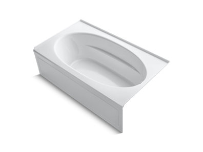 Windward® 72" x 42" alcove bath with integral apron and right-hand drain