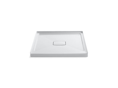 Archer® 42" x 42" single-threshold center drain shower base with removable cover