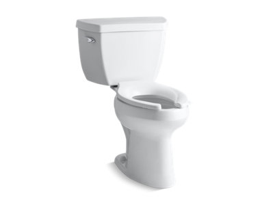 Highline® Classic Comfort Height® Two-piece antimicrobial chair height toilet with concealed trapway
