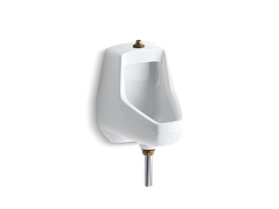 Darfield&trade; Washdown wall-mount 1/2 gpf urinal with top spud and bottom outlet for exposed P-trap