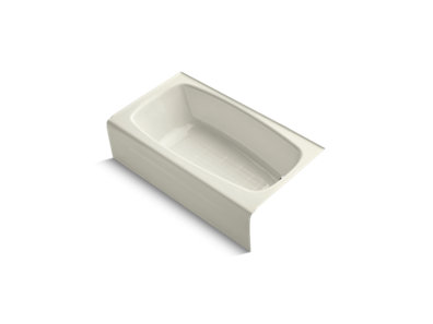 Seaforth&trade; 54" x 30-1/4" alcove bath with right-hand drain