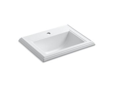 Memoirs® Classic Drop-in bathroom sink with single faucet hole