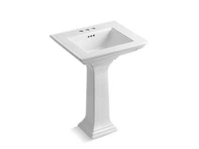 Memoirs® Stately 24" Pedestal bathroom sink with 4" centerset faucet holes