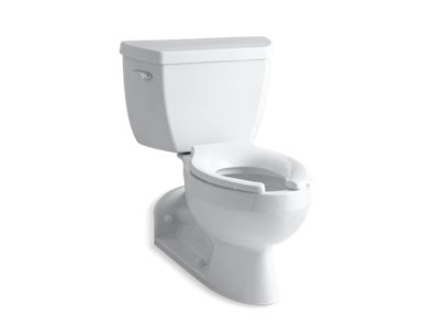 Barrington&trade; Two-piece elongated 1.0 gpf toilet with Pressure Lite® flushing technology, left-hand trip lever and toilet tank locks