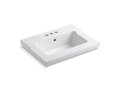 Tresham® vanity-top bathroom sink with 4" centerset faucet holes