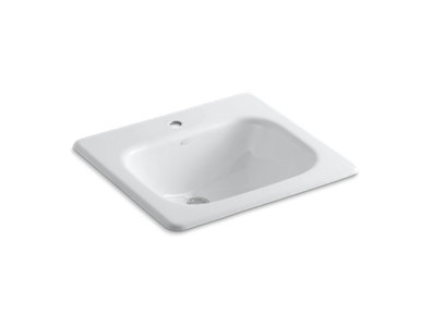 Tahoe® Drop-in bathroom sink with single faucet hole