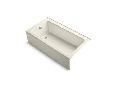 Bellwether® 60" x 32" alcove bath with integral apron and left-hand drain