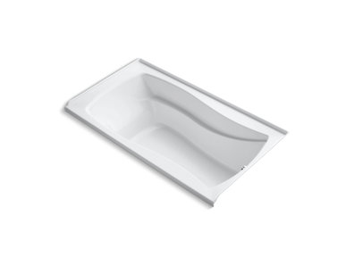Mariposa® 66" x 35-7/8" alcove bath with integral flange and right-hand drain