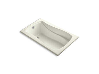 Mariposa® 60" x 36" drop-in bath with end drain