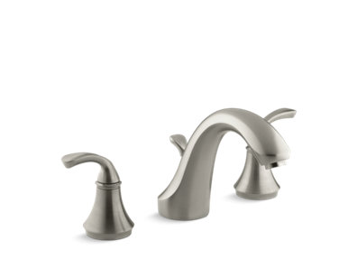 Forté® Sculpted Deck-mount bath faucet trim for high-flow valve with diverter spout, valve not included