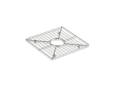 Poise® Stainless steel sink rack, 13-3/16" x 13-3/16", for kitchen and bar sinks