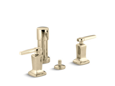 Margaux® Vertical spray bidet faucet with lever handles