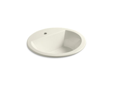 Bryant® Round Drop-in bathroom sink with single faucet hole