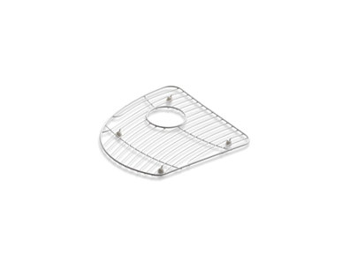 Undertone® Stainless steel sink rack for left bowl, 14-1/4" x 14-3/4"