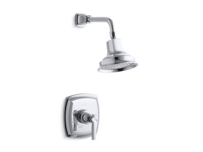 Margaux® Rite-Temp® shower trim set with lever handle, requires valve