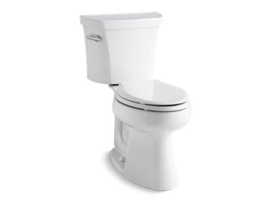 Highline® Comfort Height® Two-piece elongated 1.28 gpf chair height toilet with insulated tank