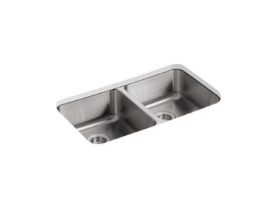 Undertone® 31-1/2" x 18" x 7-3/4" undermount double-equal kitchen sink