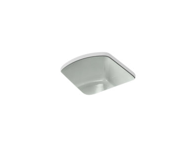 Napa&trade; 18-3/4" x 18-11/16" x 9-5/8" undermount bar sink with no faucet holes
