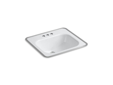 Tahoe® Drop-in bathroom sink for use with metal frame