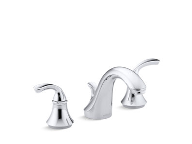 Forté® Widespread bathroom sink faucet with sculpted lever handles