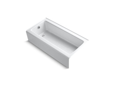 Bellwether® 60" x 30-1/4" alcove bath with integral apron and left-hand drain