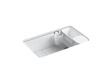Riverby® 33" undermount single-bowl workstation kitchen sink
