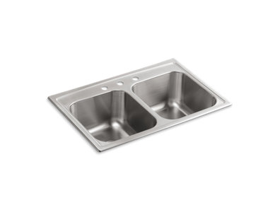 Toccata® 33" x 22" x 9-1/4" top-mount double-equal kitchen sink