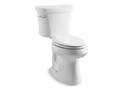 Highline® Comfort Height® Two-piece elongated 1.28 gpf chair height toilet with 14" rough-in