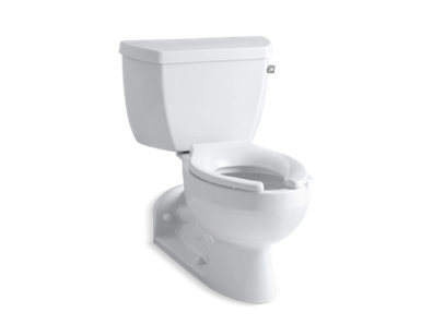 Barrington&trade; Two-piece elongated 1.0 gpf toilet with Pressure Lite® flushing technology and right-hand trip lever