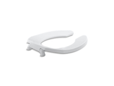Lustra&trade; Round-front toilet seat with check hinge