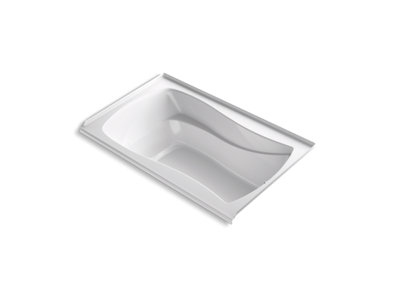 Mariposa® 60" x 36" alcove bath with integral flange and right-hand drain