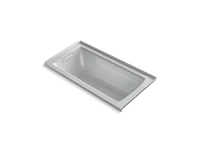 Archer® 60" x 30" alcove bath with integral flange and left-hand drain