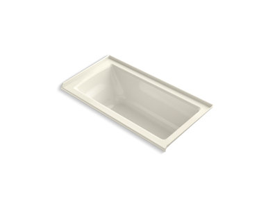 Archer® 60" x 30" alcove bath with integral flange and right-hand drain