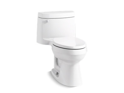 Cimarron® Comfort Height® One-piece elongated 1.28 gpf chair height toilet with Quiet-Close&trade; seat