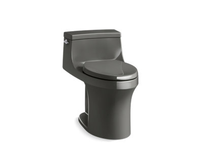 San Souci® One-piece compact elongated toilet with concealed trapway, 1.28 gpf