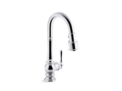 Artifacts® Single-hole kitchen sink faucet with 16