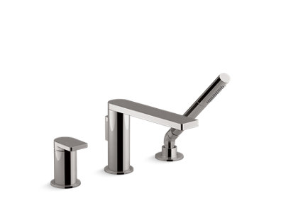 Composed® Deck-mount bath faucet with handshower