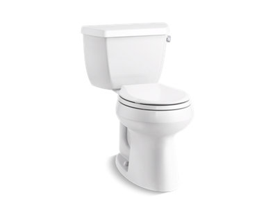 Highline® Classic Comfort Height® Two-piece round-front 1.28 gpf chair height toilet with right-hand trip lever