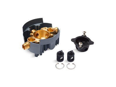 Rite-Temp® Valve body rough-in with service stops and universal inlets