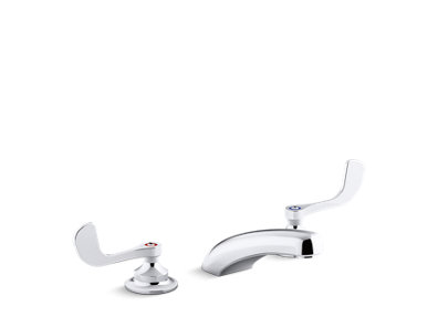 Triton® Bowe® 0.5 gpm widespread bathroom sink faucet with laminar flow and wristblade handles, drain not included