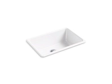 Iron/Tones® 27" x 18-3/4" x 9-5/8" top-mount/undermount single-bowl kitchen sink