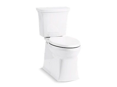 Corbelle® Comfort Height® Two-piece elongated 1.28 gpf chair height toilet with right-hand trip lever