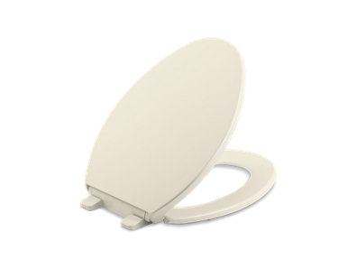 Brevia&trade; Quick-Release&trade; elongated toilet seat