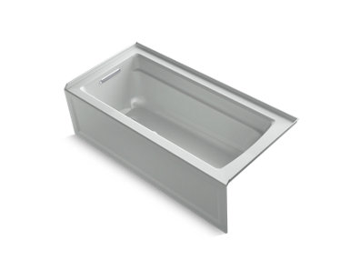Archer® 66" x 32" alcove bath with left-hand drain